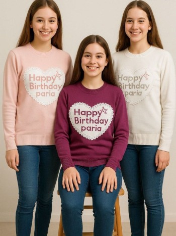 بلوز happy birthay کد:20413