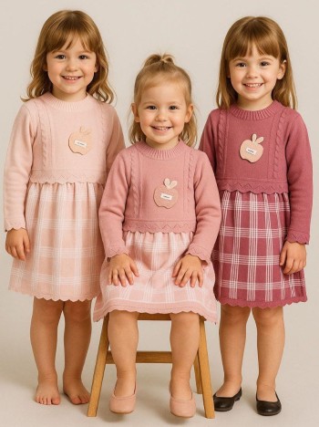 تونیک دخترانه بافت کد:20401