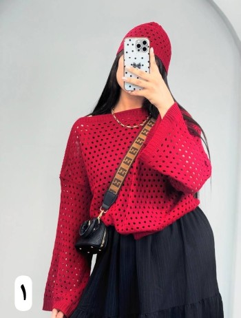 ست بافت و کلاه کد 80140