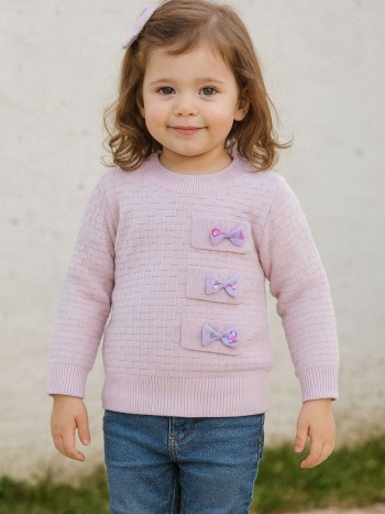 بلوز دخترانه بافت پاپیون کد:20420