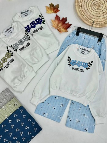 ست کراپ و شلوار کد 20333