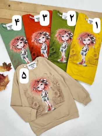 بلوز تک دخترانه کد 50235