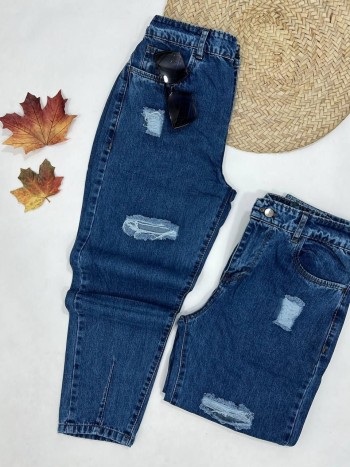 شلوار جین مام استایل زنانه کد 70292