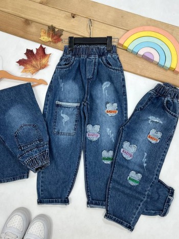 شلوار جین  میکی بچگانه کد 70346