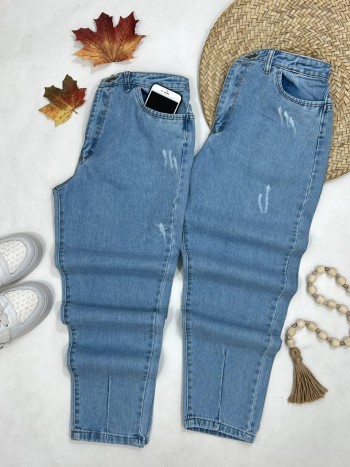 شلوار جین مام استایل زنانه کد 70372