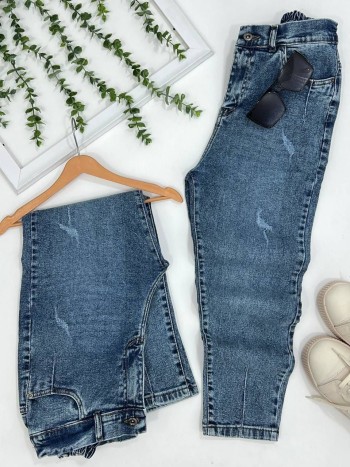 شلوار جین مام فیت زنانه کد 70239