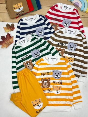 ست بلوز شلوار حیوانات کد 10203