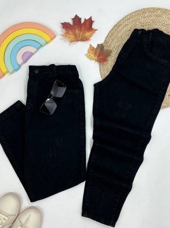 شلوار جین مام فیت زنانه کد 70246