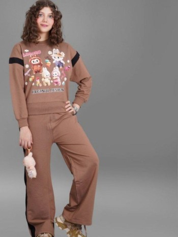 ست کراپ و شلوار لبوبو کد 20343