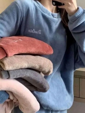 ست بلوز و شلوار تدی کد 80138