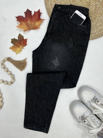 شلوار جین مام فیت زنانه کد 70373