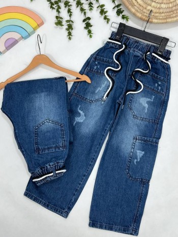 شلوار جین  پویا بچگانه کد 70360