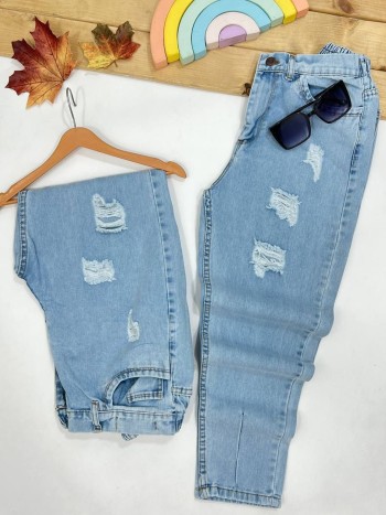 شلوار جین مام استایل زنانه کد 70264