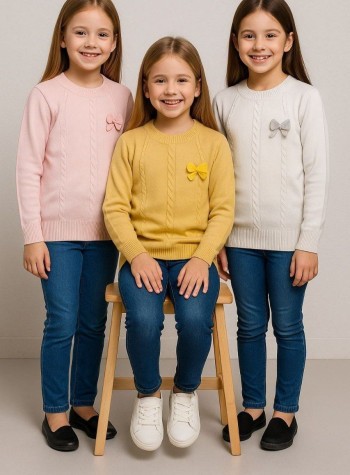 بافت دخترانه پاپیون کد:20414