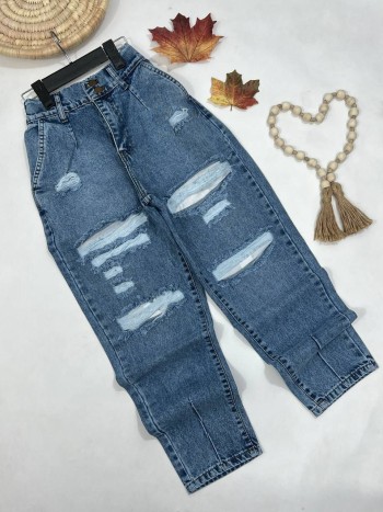 شلوار جین زنانه مام استایل کد 70324