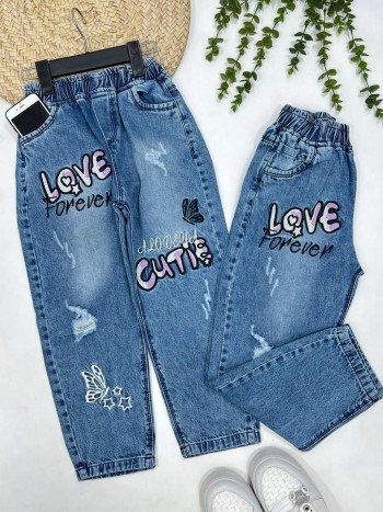 شلوار جین بچگانه کد 70358