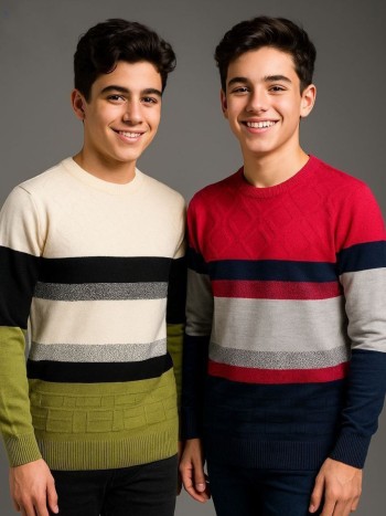 بلوز بافت پسرانه کد:10216