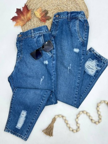 شلوار جین مام استایل زنانه کد 70247