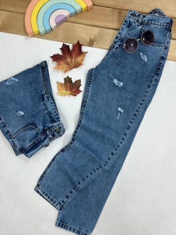 شلوار جین مام استایل زنانه کد 70291