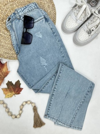 شلوار جین مام استایل زنانه کد 70376