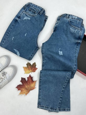 شلوار جین مام استایل زنانه کد 70337