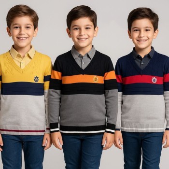 پولیور دویقه پسرانه کد:10209