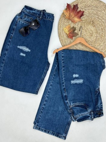 شلوار جین راسته زنانه کد 70305