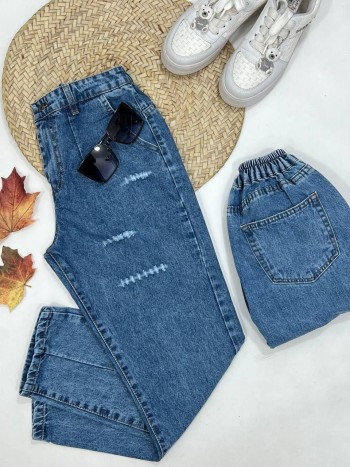 شلوار جین مام استایل زنانه کد 70381