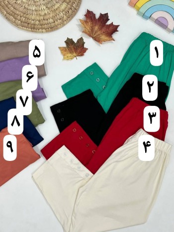 شلوارک زنانه بغل دکمه کد 6017