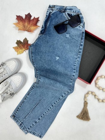 شلوار جین مام استایل زنانه کد 70371