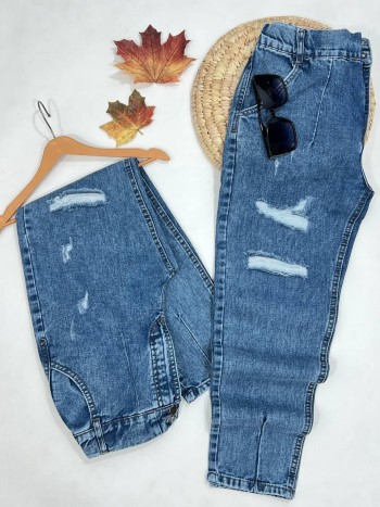 شلوار جین مام استایل کد 70322