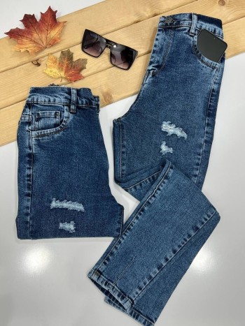 شلوار جین مام فیت زنانه کد 70493