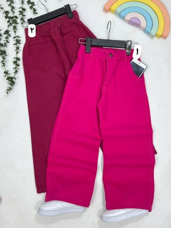 شلوار کتان بگ بچگانه کد 70426