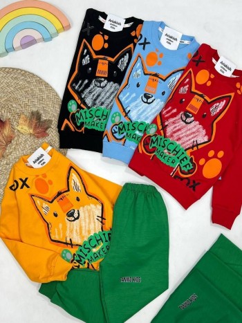 ست بلوز و شلوار روباه کد 10227