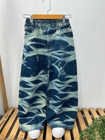 شلوار بگ طرحدار کد 70438