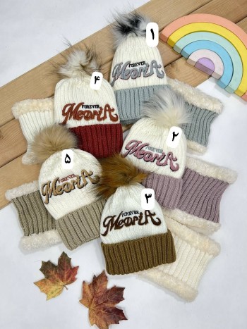 ست شال و کلاه کد 1478