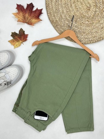 شلوار کتان مام استایل زنانه کد 70391