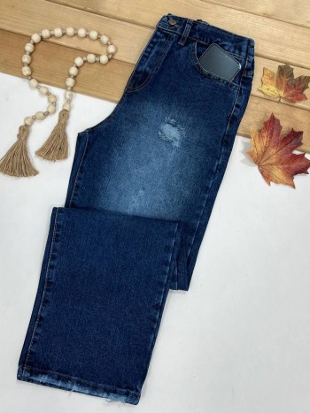 شلوار جین نیم بگ زنانه کد 70495