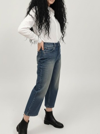 شلوار جین واید لگ زنانه کد 70482