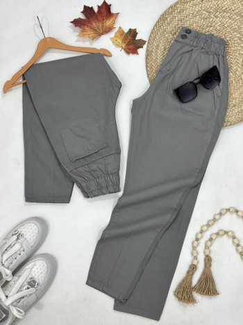 شلوار کتان مام استایل زنانه کد 70395