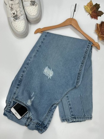 شلوار جین مام استایل زنانه کد 70478