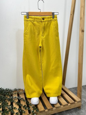 شلوار کتان بگ بچگانه کد 70422