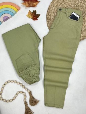 شلوار کتان مام استایل زنانه کد 70394