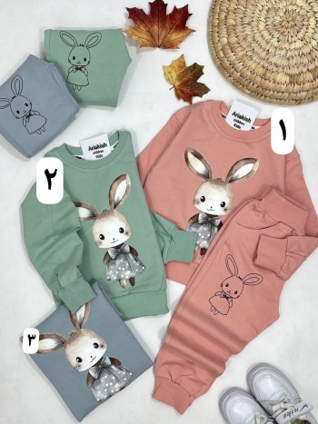 ست بلوز و شلوار خرگوش کد 20424