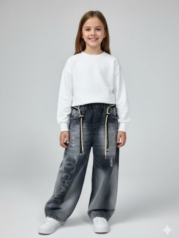 شلوار بگ طرحدار کد 70443