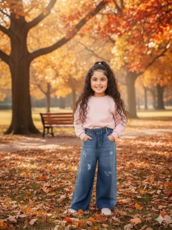 شلوار بگ بچگانه کد 70479