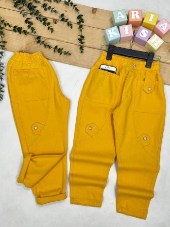 شلوار کتان مام استایل بچگانه کد 70418