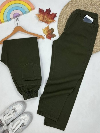 شلوار کتان مام استایل زنانه کد 70396