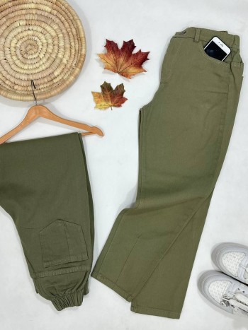 شلوار کتان مام استایل زنانه کد 70392