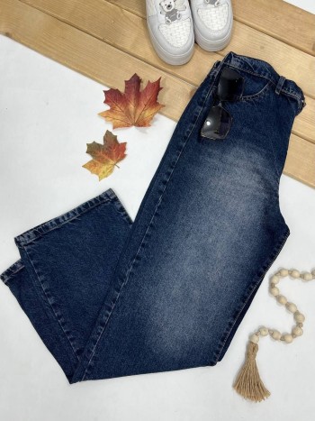 شلوار جین نیم بگ زنانه کد 70508